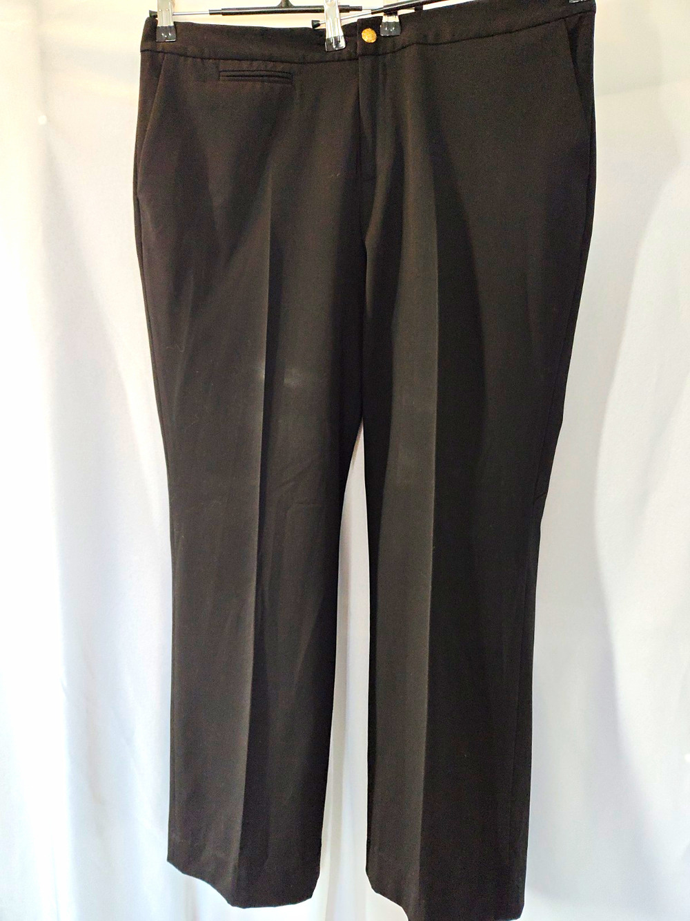 Lauren Ralph Lauren Women’s 16W Black Dress Pants Pleated Straight Pockets 23"